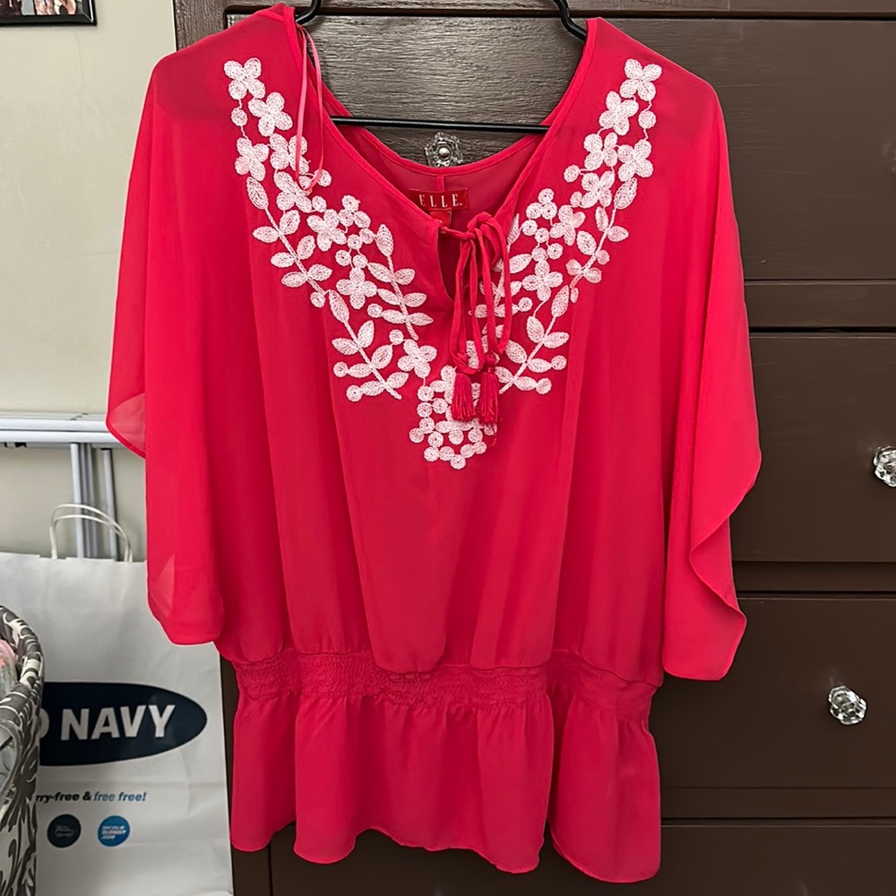 Pink blouse